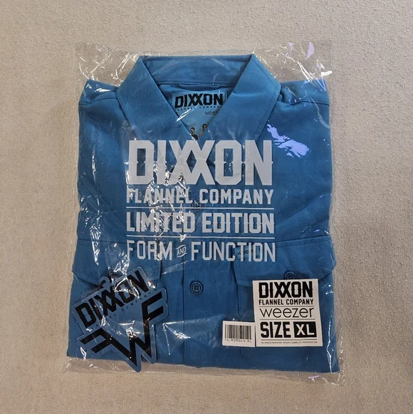 Dixxon Weezer Flannel XL NWT Sold Out - Picture 2 of 6